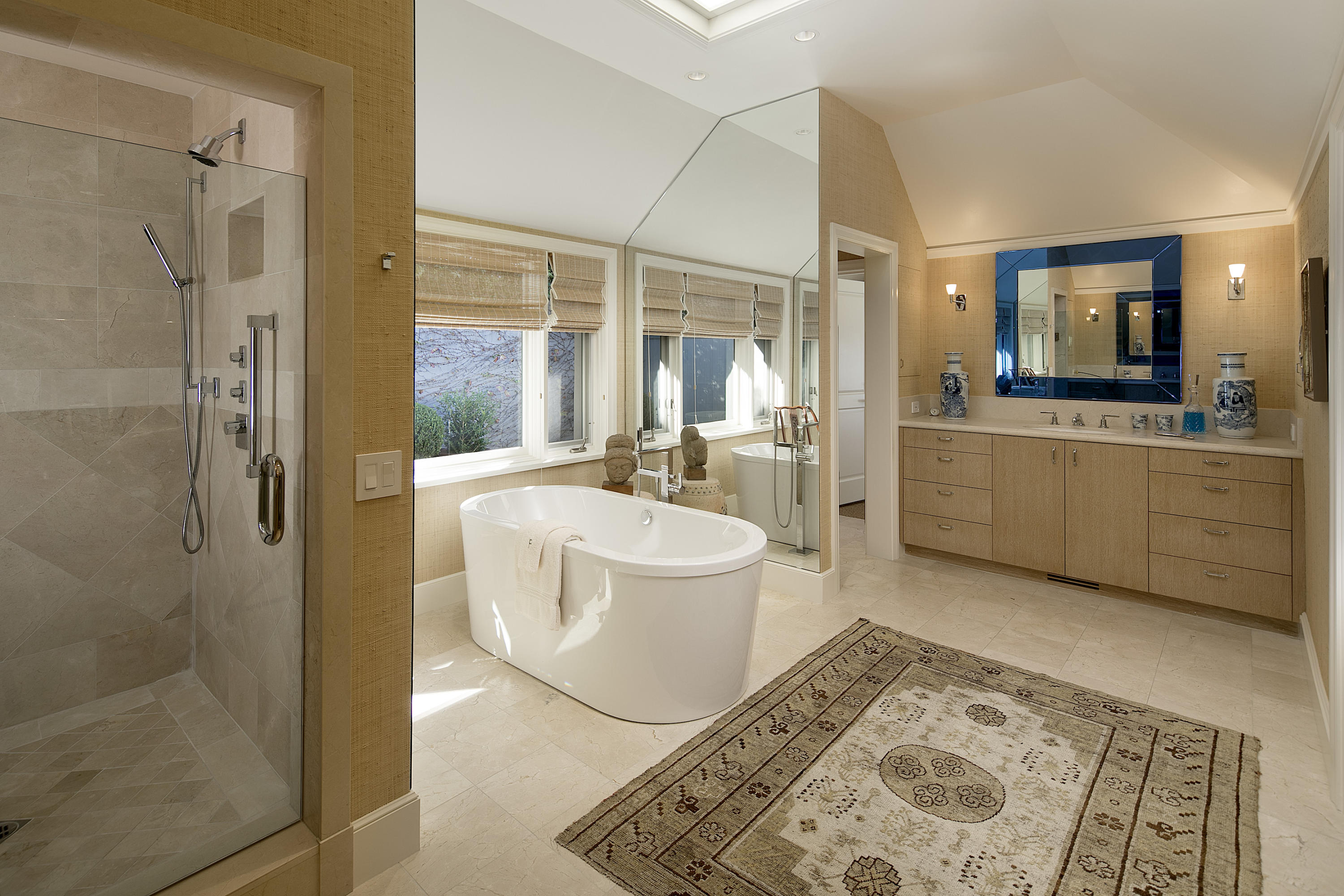 2159 Boundary Drive Montecito, CA 93108 - Photo 8 of 14 a spacious bathroom with a bathtub and a shower