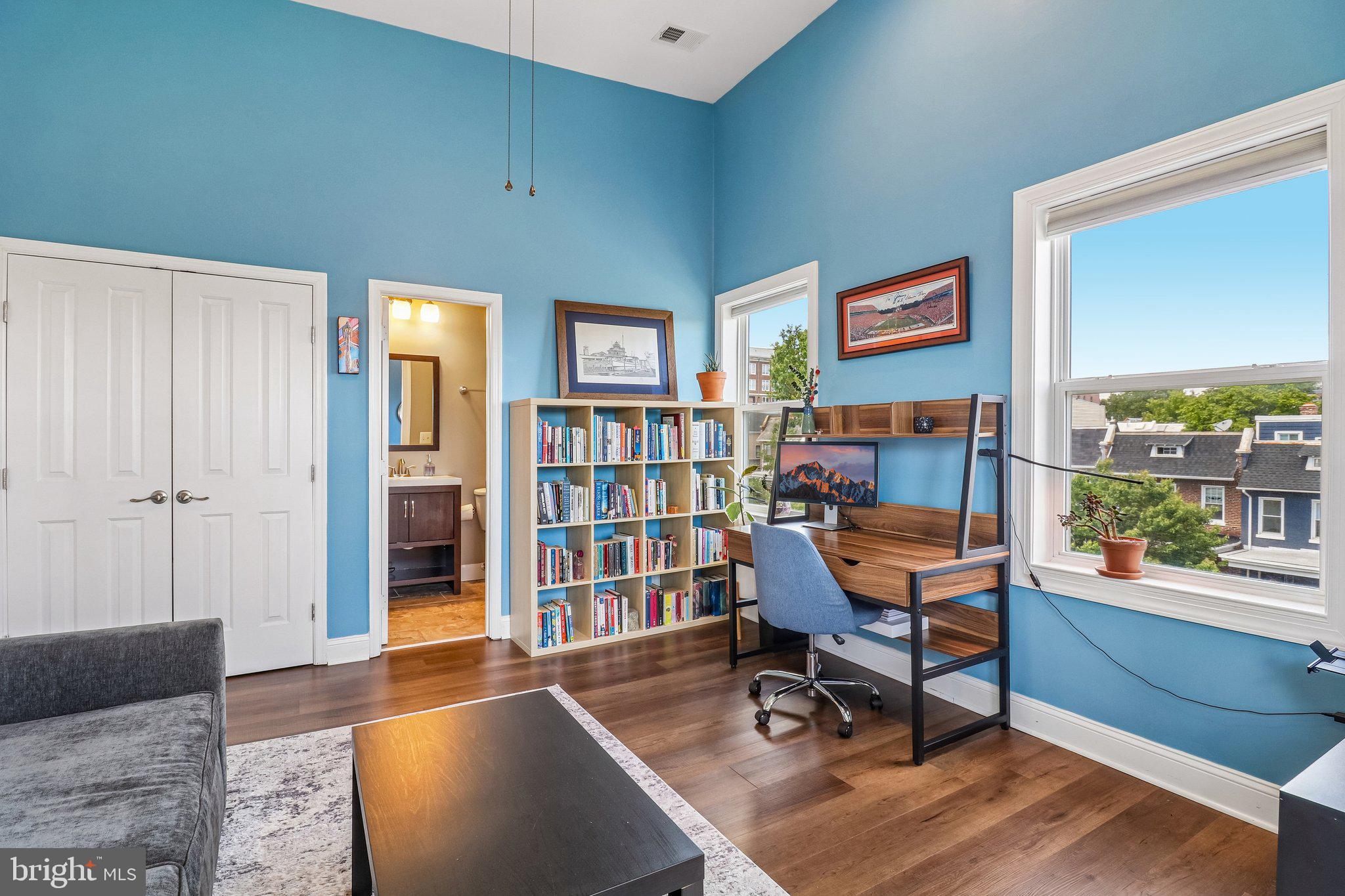 233 S Street Northeast, Unit 5 Washington, DC 20002 - Photo 19 of 41 Bright and airy home office retreat.