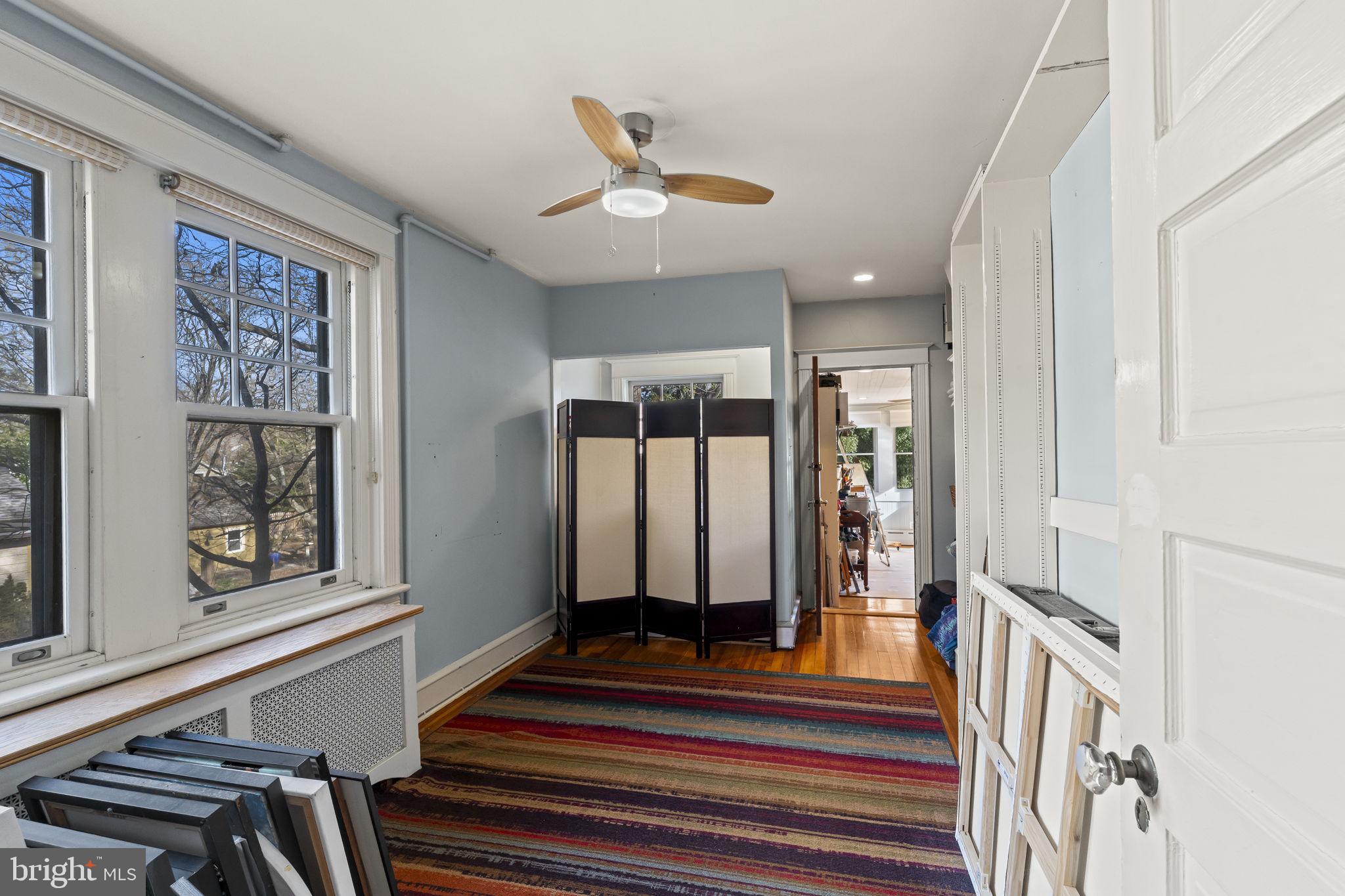 339 Park Avenue Swarthmore, PA 19081 - Photo 32 of 54 a view of a entryway with wooden floor and windows