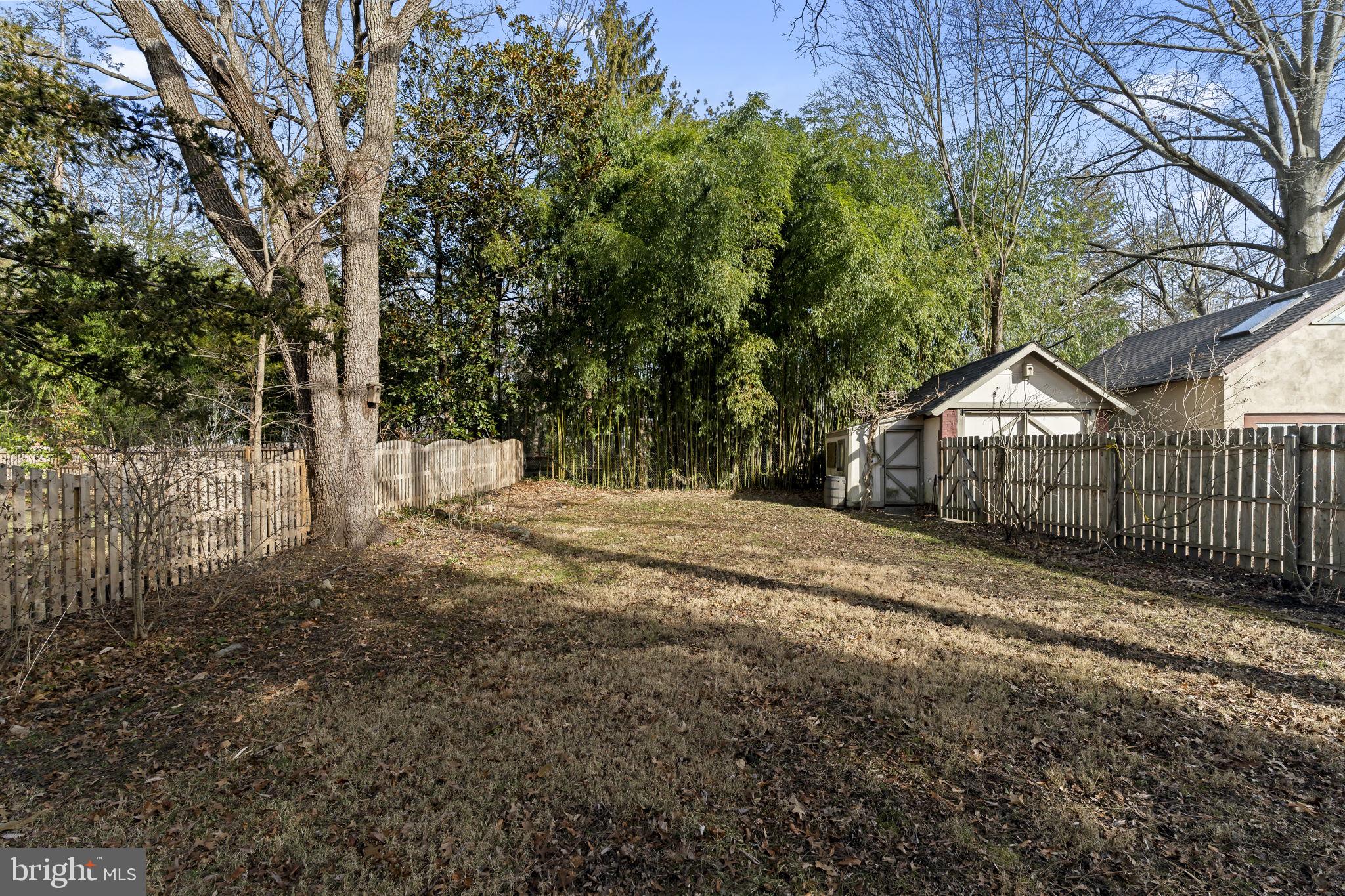 339 Park Avenue Swarthmore, PA 19081 - Photo 49 of 54 a view of wooden fence and a trees