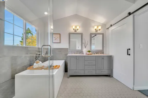 a workspace with furniture and a couch