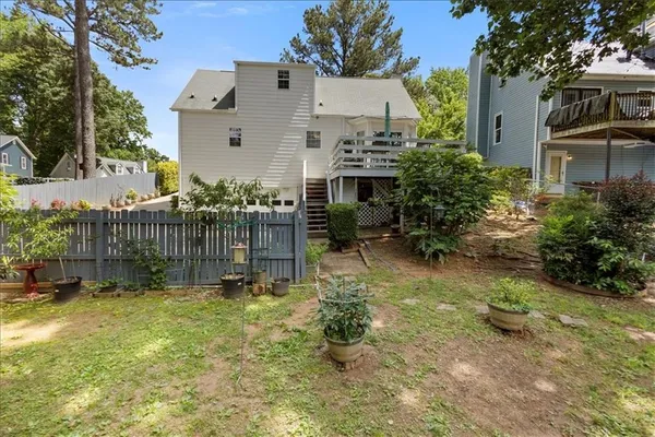 a view of outdoor space and yard