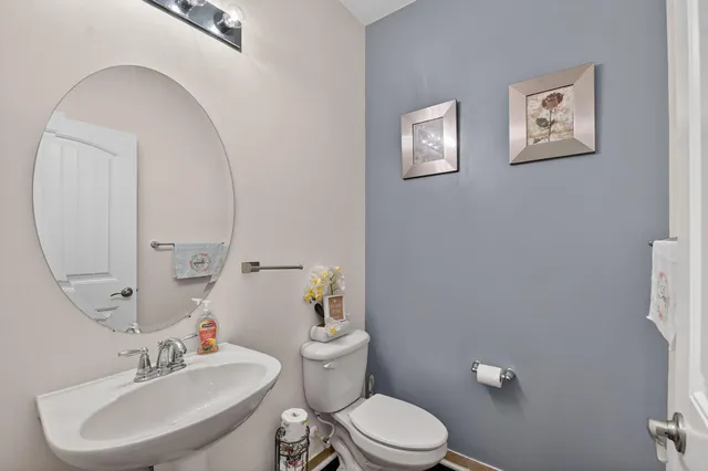 a view of a field with a tree