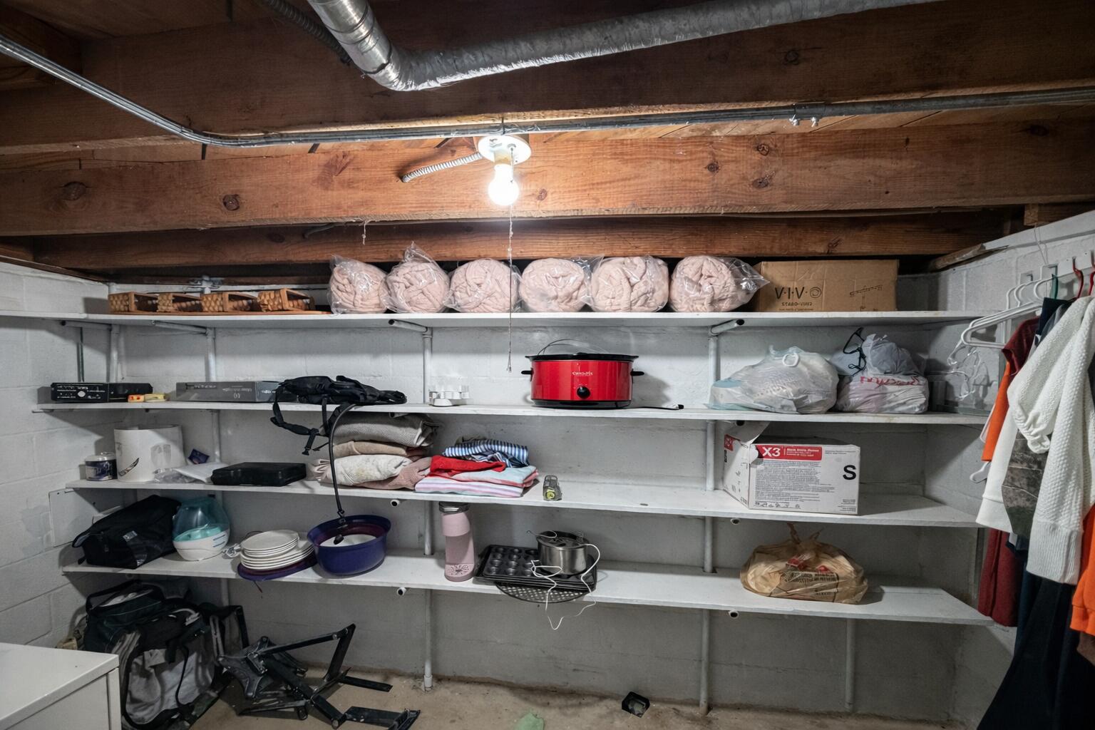 2619 Riverside Drive Lake Station, IN 46405 - Photo 15 of 21 a kitchen with lots of different colored cloths