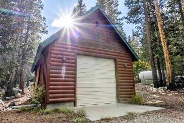 a backyard of a house