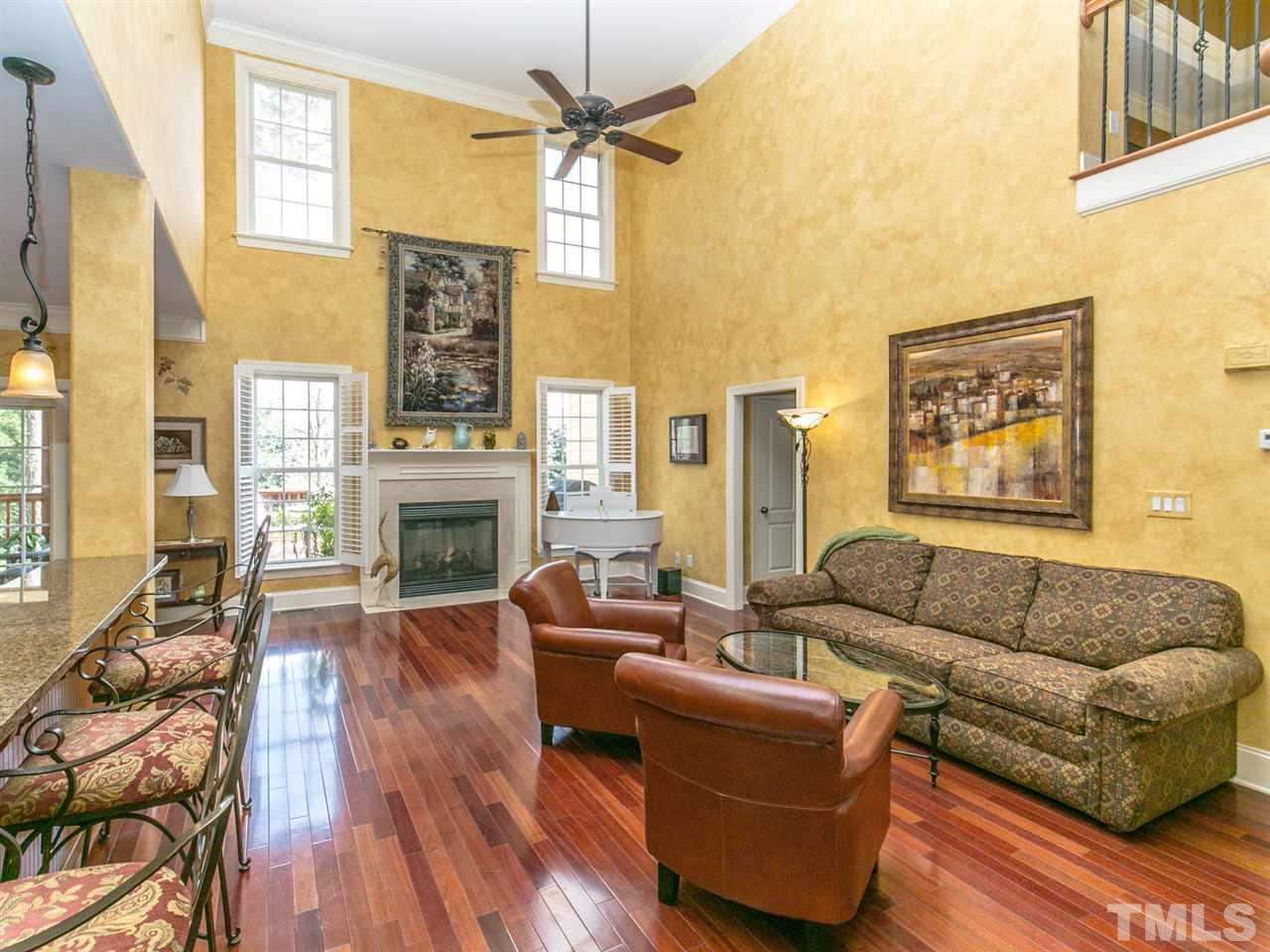 2725 Peachleaf Street Raleigh, NC 27614 - Photo 2 of 25 Spectacular 2 Story Family Room with Gas Fireplace
