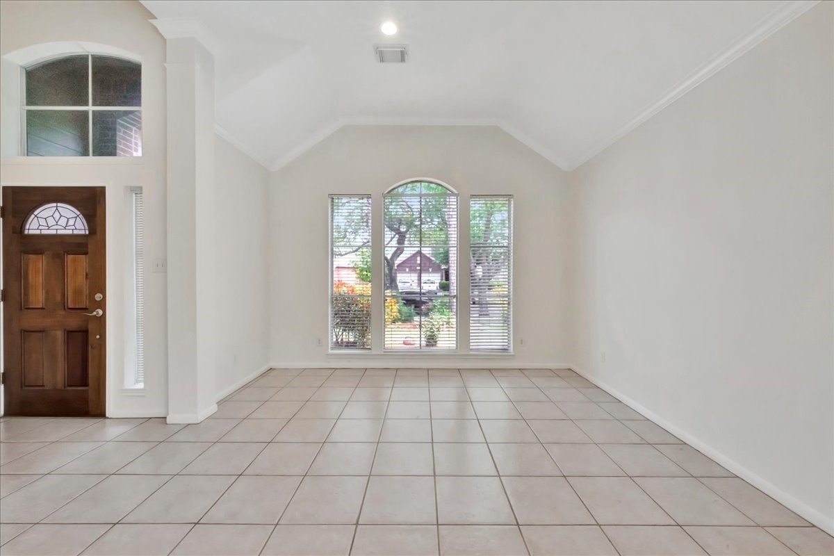 14010 Hazel Ridge Court Houston, TX 77062 - Photo 5 of 38 Formal living room is just off entry. (Or the formal dining room can be located here instead with plenty of space for a buffet or china cabinet.