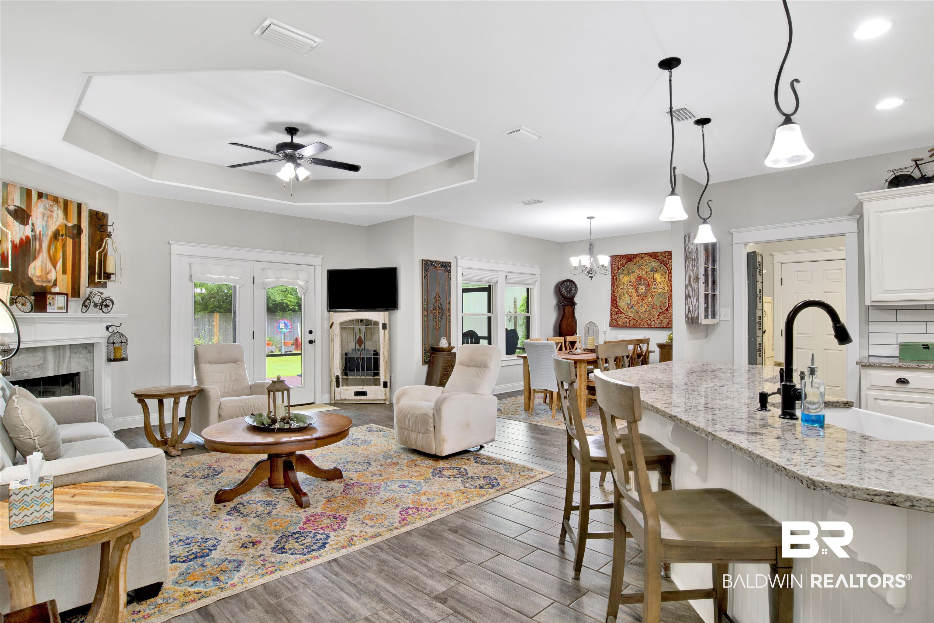 21475 Sedlack Road Silverhill, AL 36576 - Photo 6 of 36 Breakfast Bar Overlooking Living