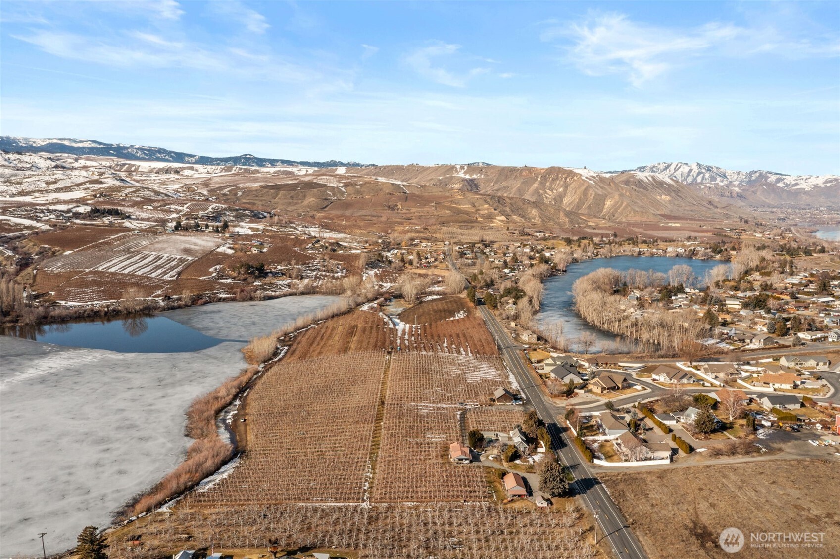 0 West Malaga Road Malaga, WA 98828 - Photo 5 of 36 an aerial view of residential houses with outdoor space