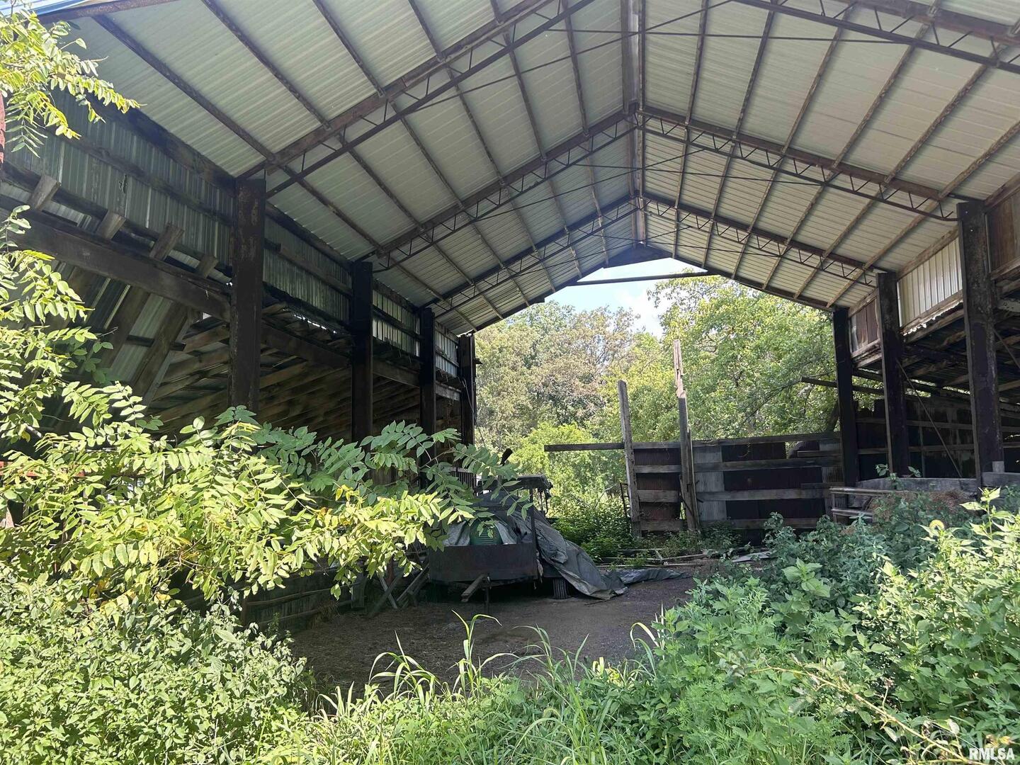 13536 Alleghany Road Thompsonville, IL 62890 - Photo 49 of 62 a backyard of a house with a large tree