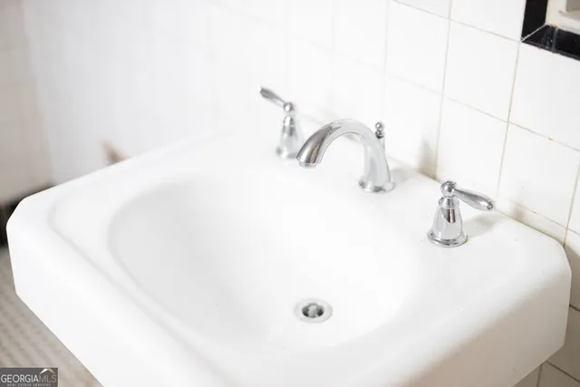 a bathroom with a sink