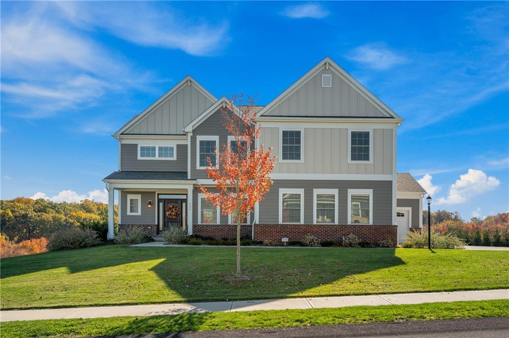 136 Pearce Road Mars, PA 16046 - Photo 2 of 44 a front view of a house with a yard