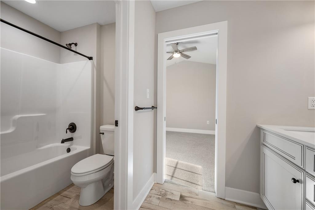 136 Pearce Road Mars, PA 16046 - Photo 25 of 44 a bathroom with a toilet a sink and shower