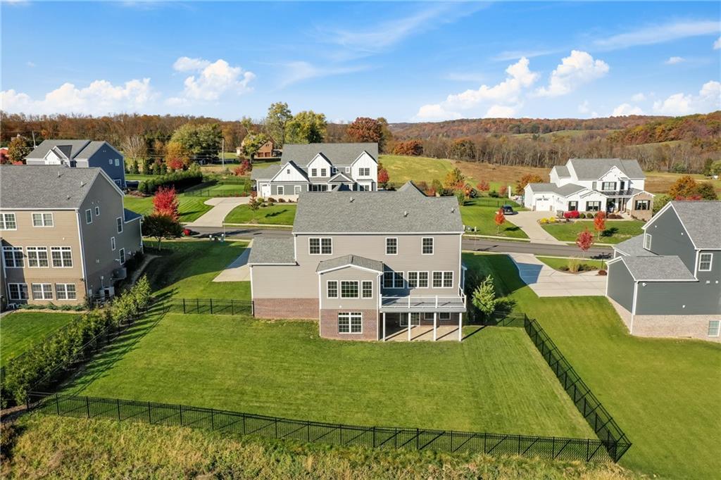 136 Pearce Road Mars, PA 16046 - Photo 42 of 44 an aerial view of a house with a garden