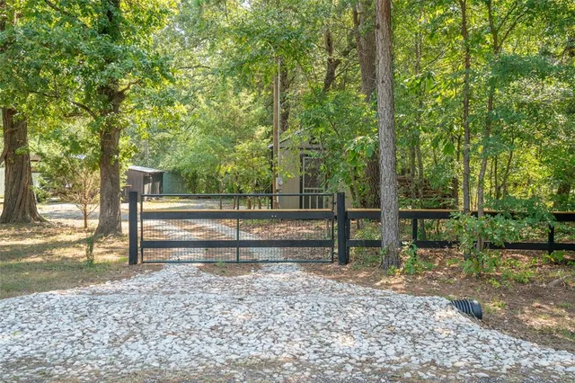 a view of park with trees