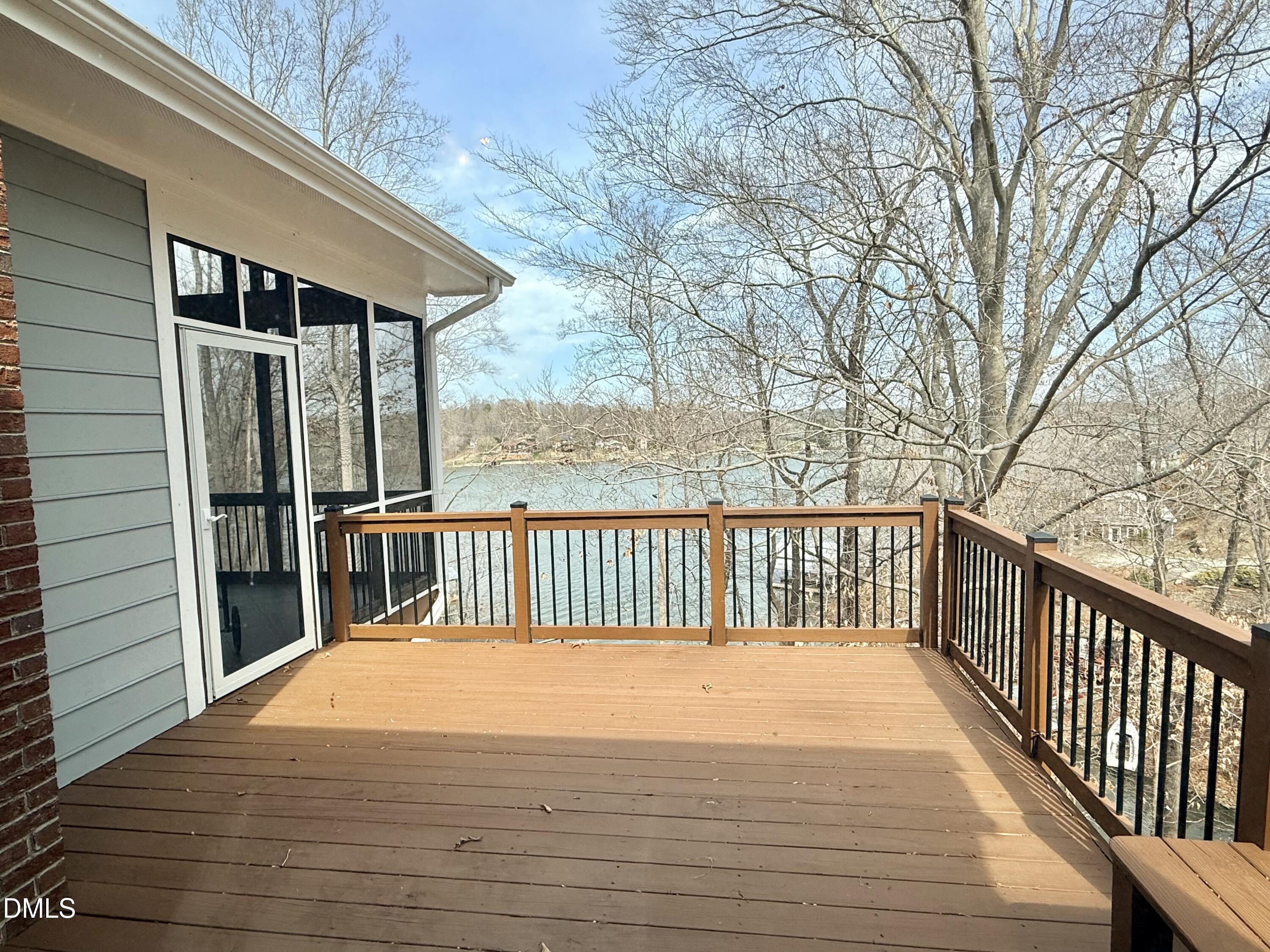 250 Bunny Rabbit Road Leasburg, NC 27291 - Photo 22 of 66 a balcony with view of wooden floor