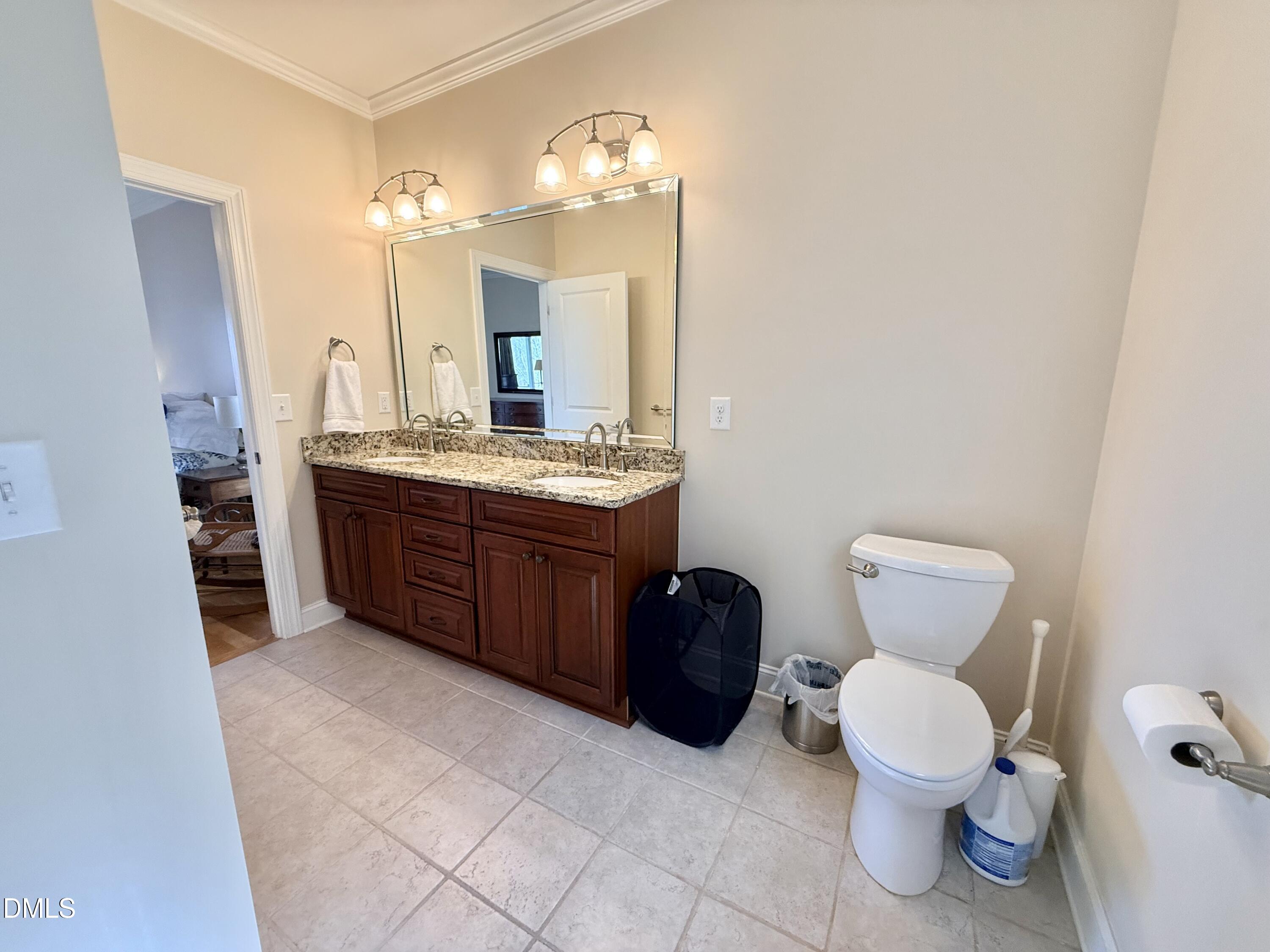 250 Bunny Rabbit Road Leasburg, NC 27291 - Photo 24 of 66 a bathroom with a toilet sink and mirror
