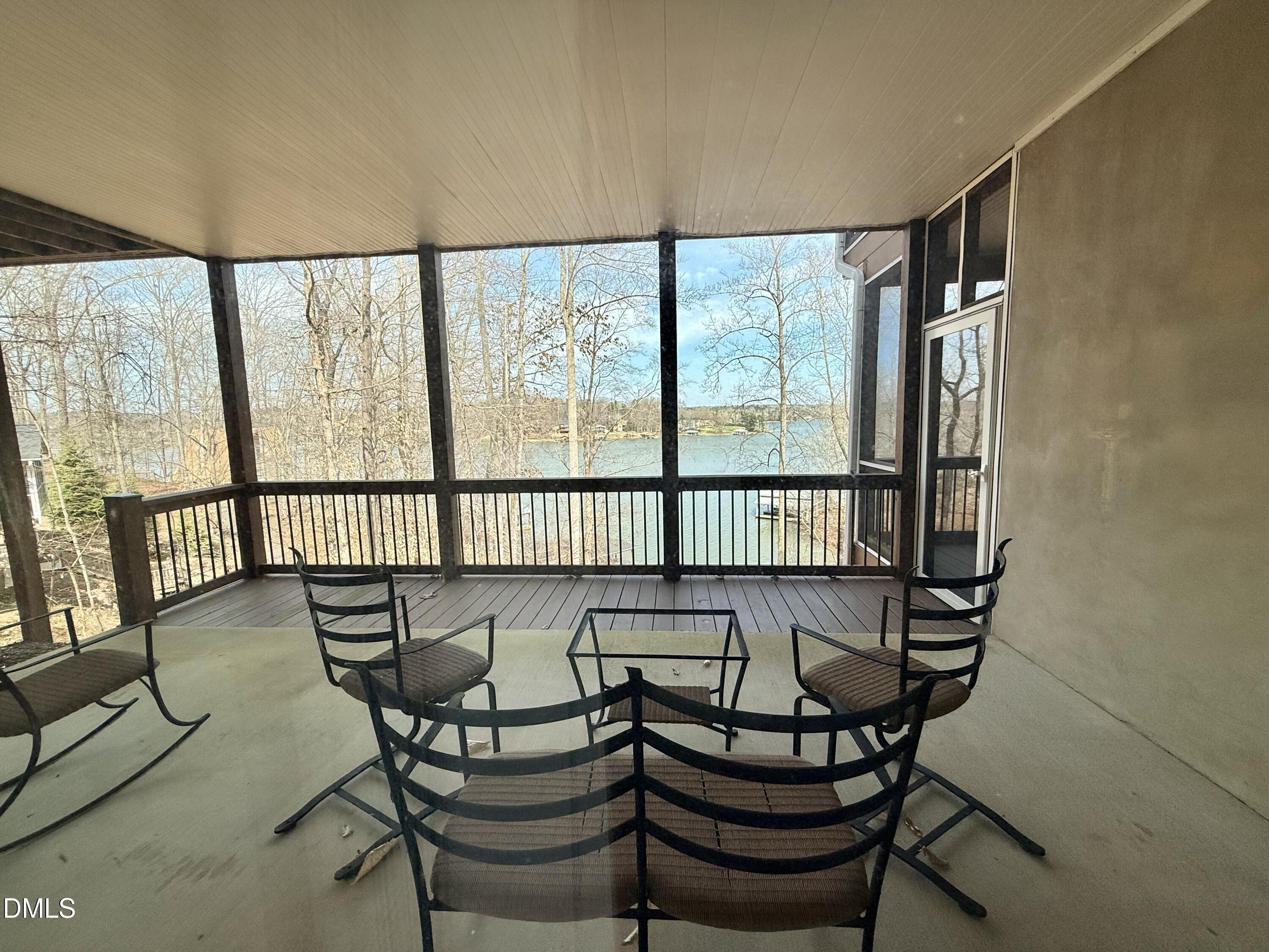 250 Bunny Rabbit Road Leasburg, NC 27291 - Photo 47 of 66 a view of a dining room with furniture window and outside view