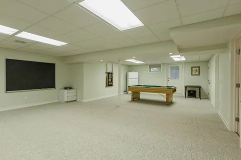 a view of a livingroom with a flat screen tv