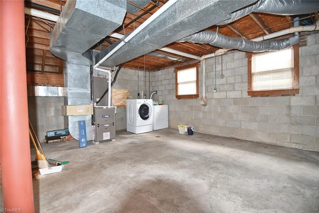 456 Meadowview Road Lexington, NC 27295 - Photo 30 of 36 Unfinished basement