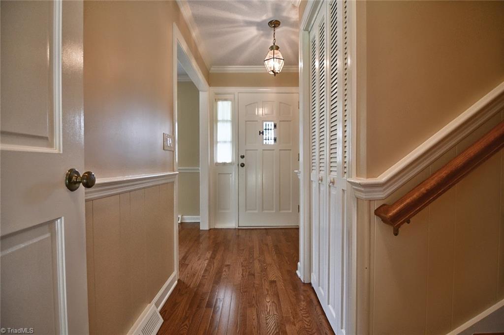 Inside looking at the front door