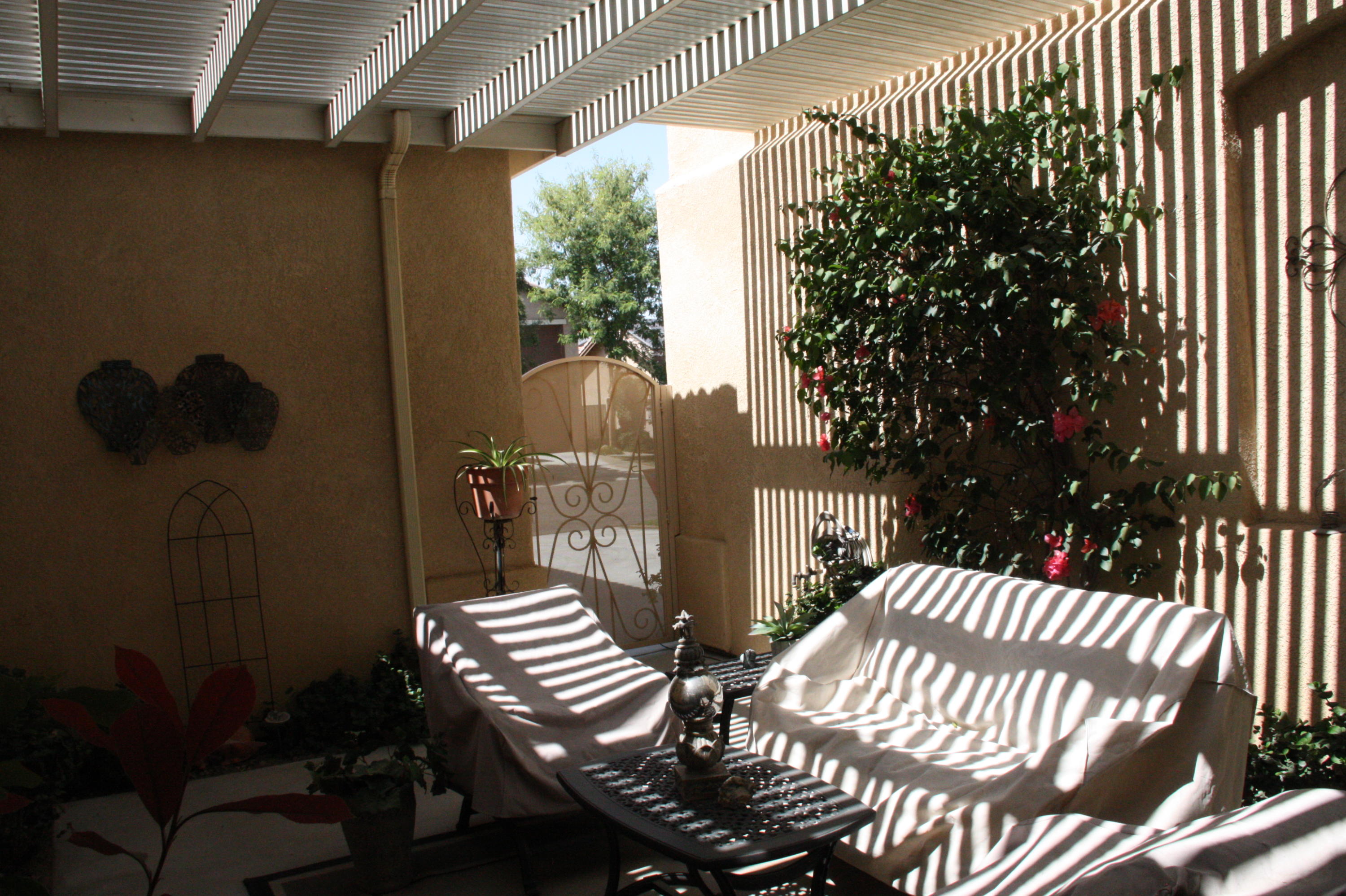 49758 Lewis Road Indio, CA 92201 - Photo 37 of 47 a view of balcony with wooden floor