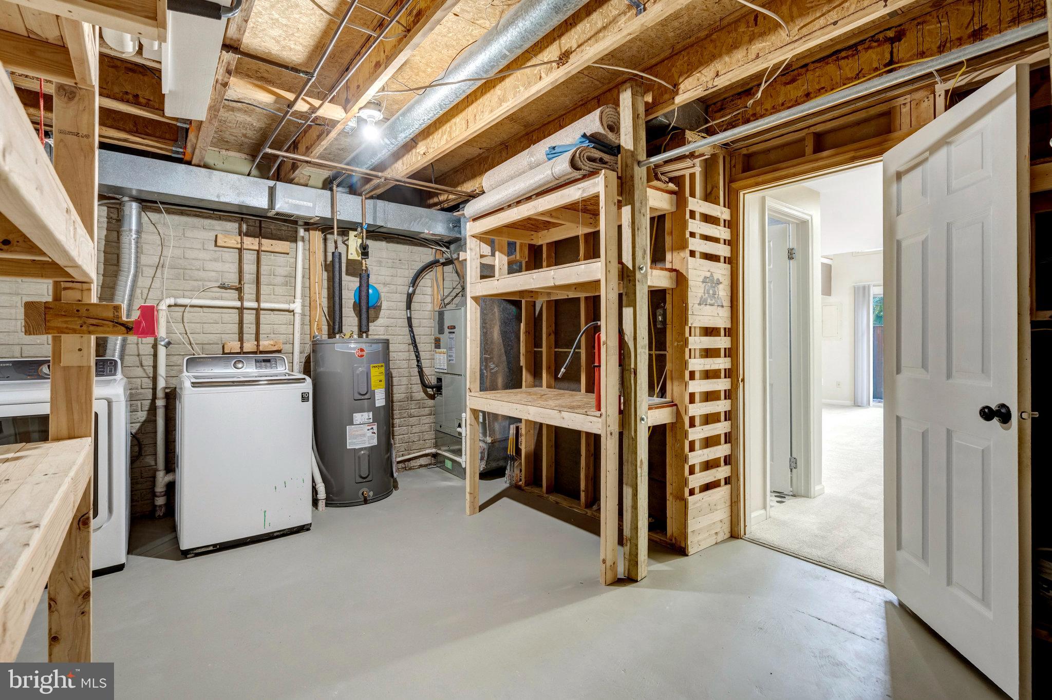 8482 Springfield Oaks Drive Springfield, VA 22153 - Photo 39 of 48 a view of storage and utility room