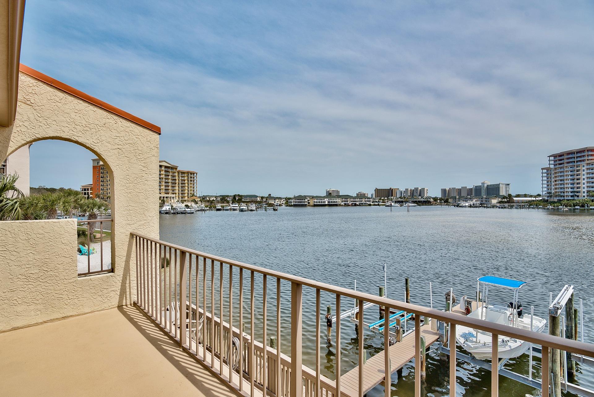 28 Moreno Point Road, Unit E Destin, FL 32541 - Photo 19 of 54 Patio off master bedroom