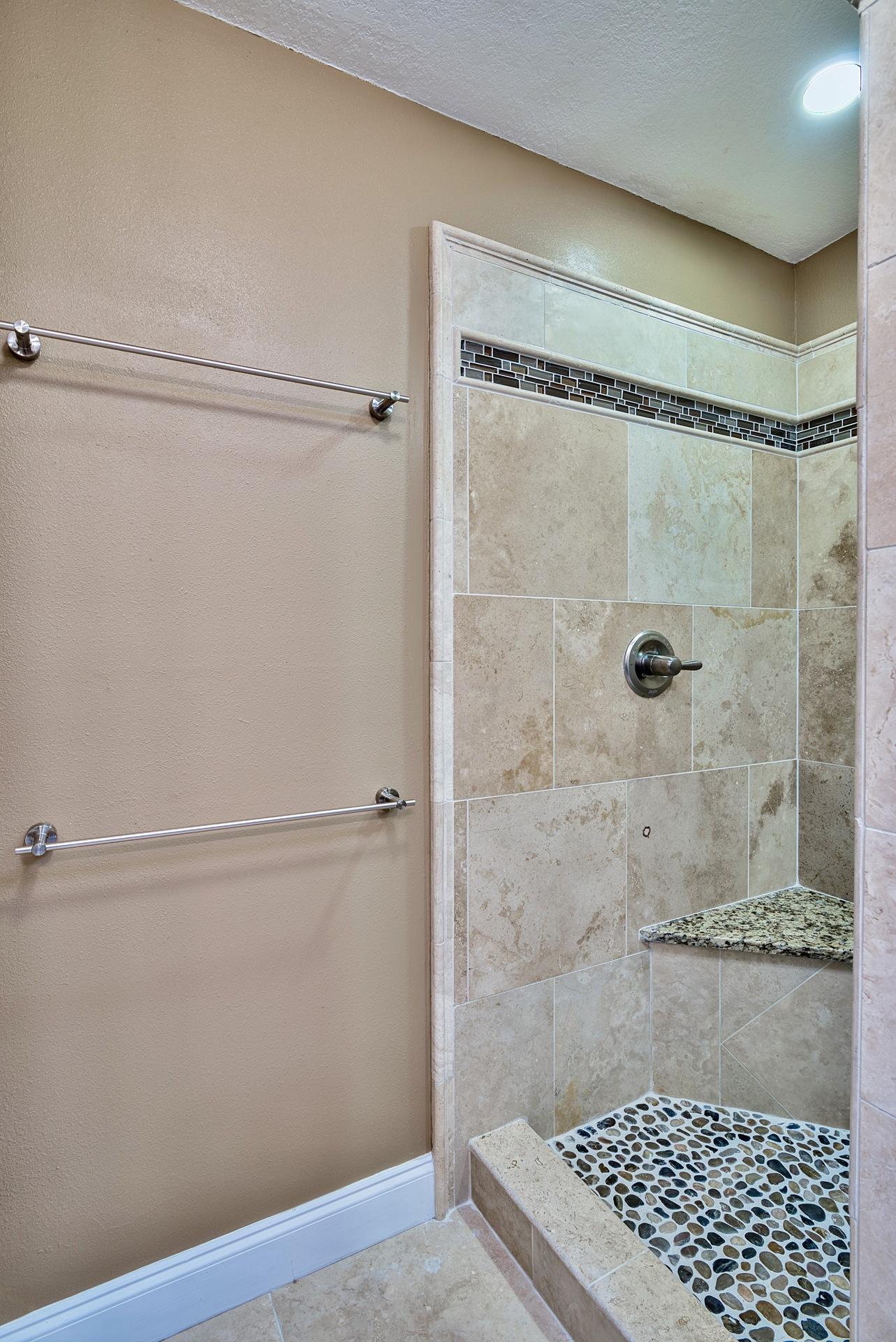 28 Moreno Point Road, Unit E Destin, FL 32541 - Photo 24 of 54 Entrance to master walk-in shower