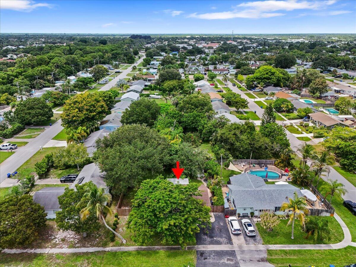 710 Cree Street Jupiter, FL 33458 - Photo 22 of 26 Aerial facing West