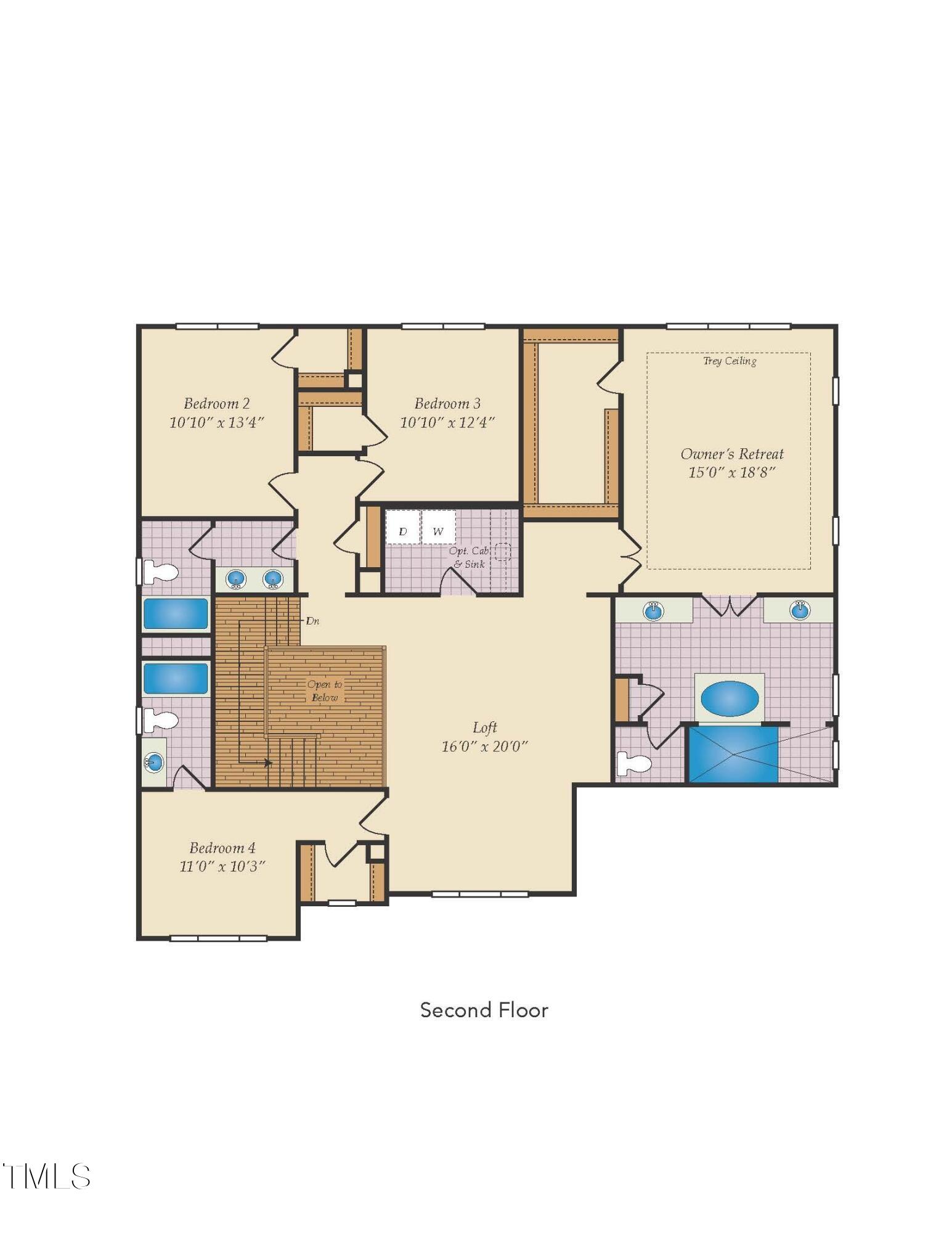 134 Flight Pattern Way, Unit 10 Garner, NC 27529 - Photo 3 of 5 Statesville Floor Plan_Page_4