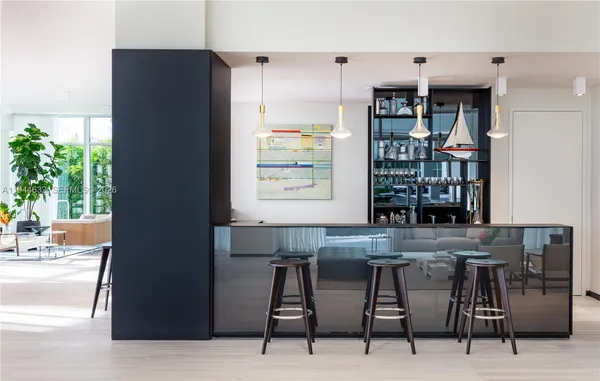 a view of swimming pool from a yard