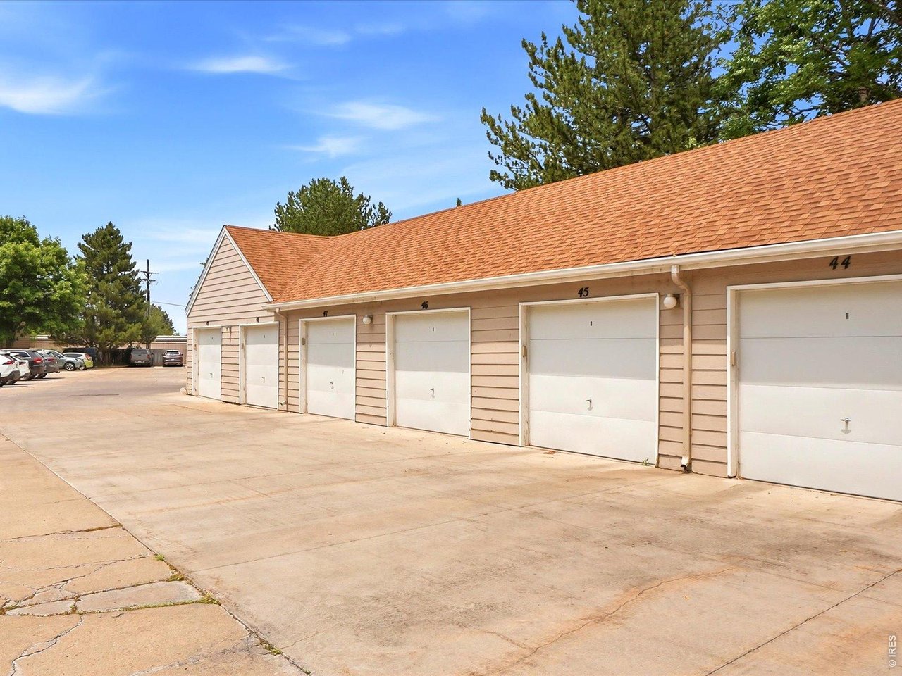 4945 Twin Lakes Road, Unit 46 Boulder, CO 80301 - Photo 32 of 42 Included detached one-car garage provides added convenience and extra storage. additional reserved parking space as well.