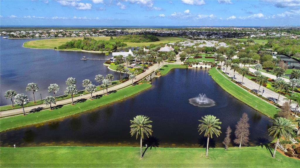 1075 Signet Drive Apollo Beach, FL 33572 - Photo 6 of 13 an aerial view of a city with lawn chairs