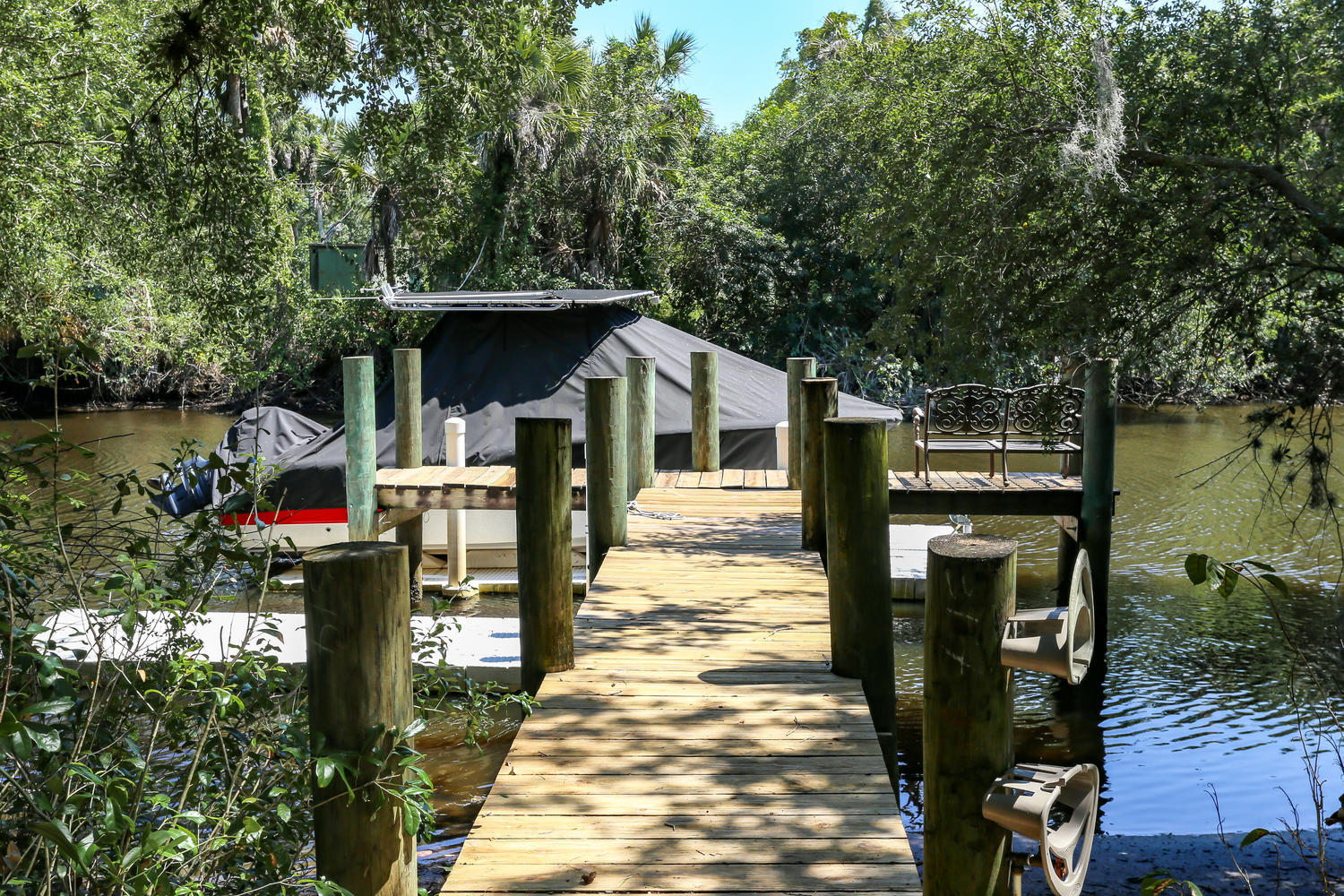 336 Southwest Lost River Road Stuart, FL 34997 - Photo 32 of 39 Private Dock