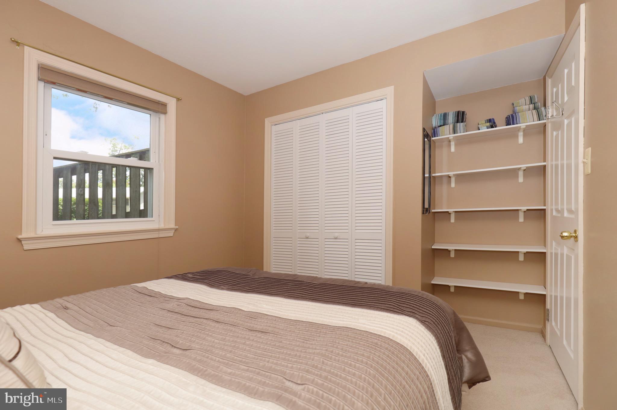 6706 Red Jacket Road Springfield, VA 22152 - Photo 32 of 48 Fourth Bedroom with Closet and Built-in Shelves