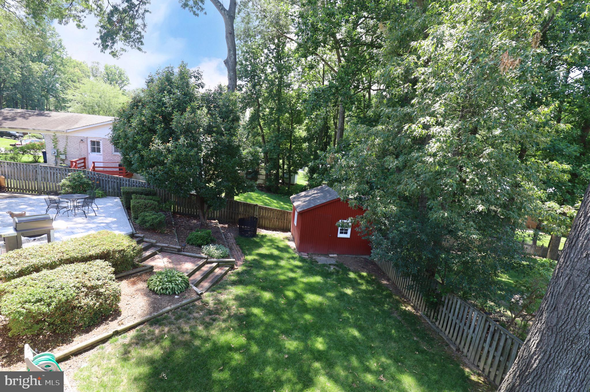 6706 Red Jacket Road Springfield, VA 22152 - Photo 46 of 48 View of Backyard from Primary Bedroom