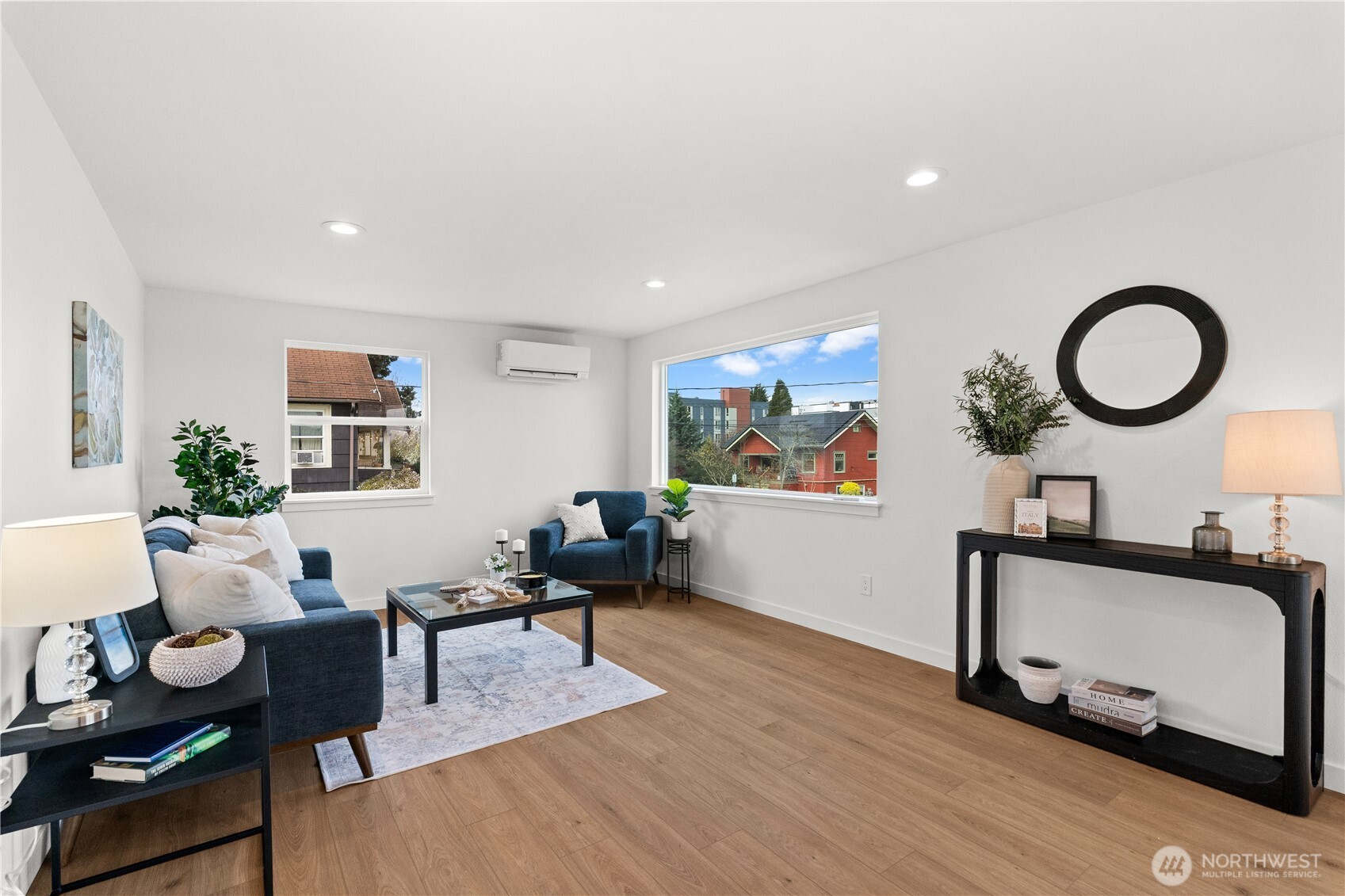 1811 South Stevens Street Seattle, WA 98144 - Photo 11 of 38 a living room with furniture and a wooden floor