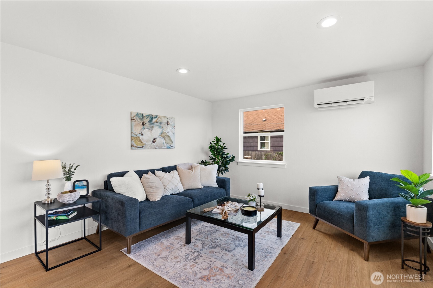 1811 South Stevens Street Seattle, WA 98144 - Photo 13 of 38 a living room with furniture and wooden floor
