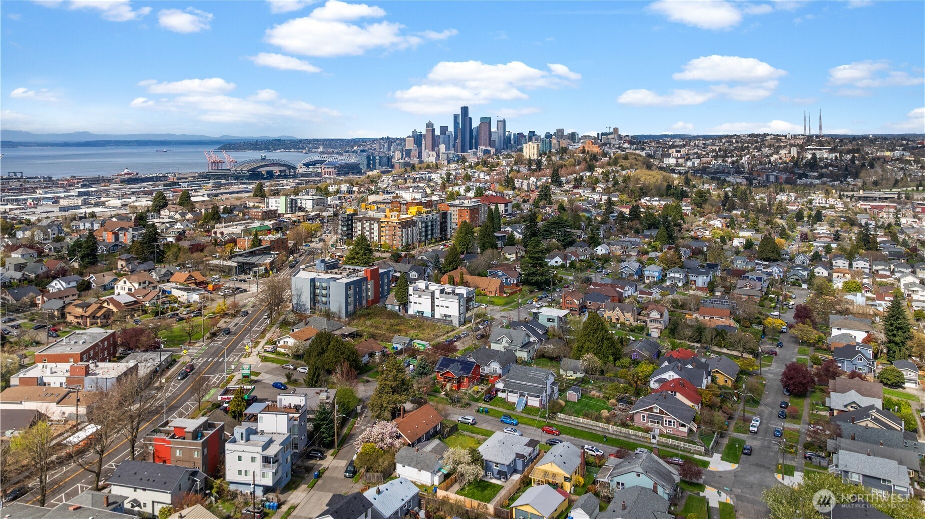 1811 South Stevens Street Seattle, WA 98144 - Photo 37 of 38 an aerial view of a city
