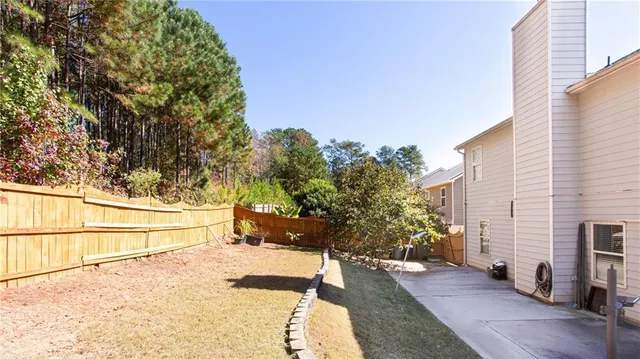 a view of outdoor space and yard