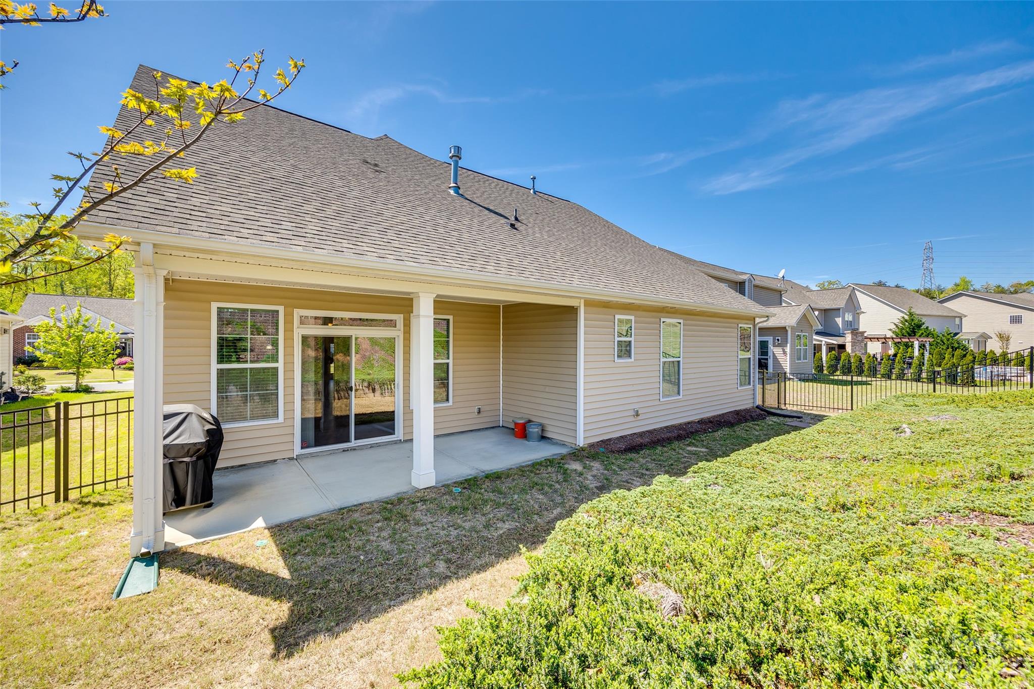 198 Annatto Way Tega Cay, SC 29708 - Photo 41 of 45 a view of a house with backyard and porch