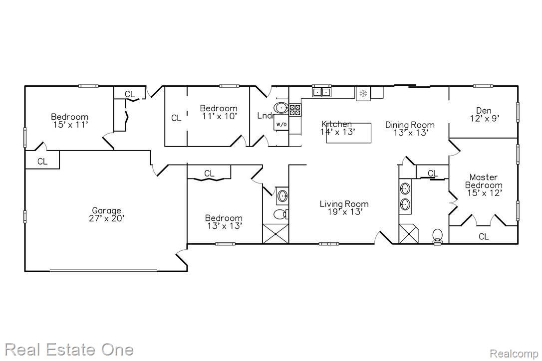 245 Herman Street Novi, MI 48377 - Photo 28 of 28 Floor Plan