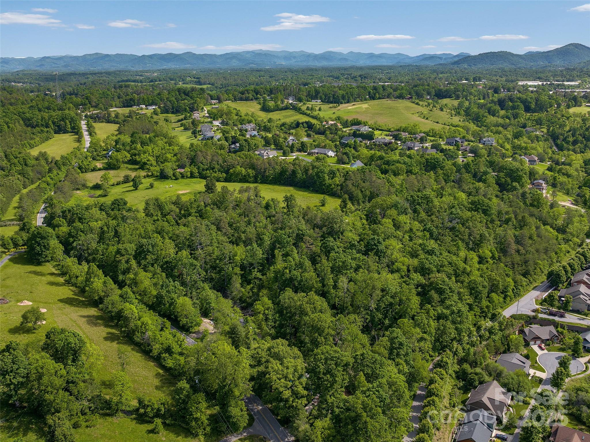 144 Pinebrook Road Weaverville, NC 28787 - Photo 7 of 10 a view of a city with lush green forest