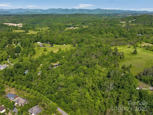 a view of a lush green outdoor space with a lake view and mountain view