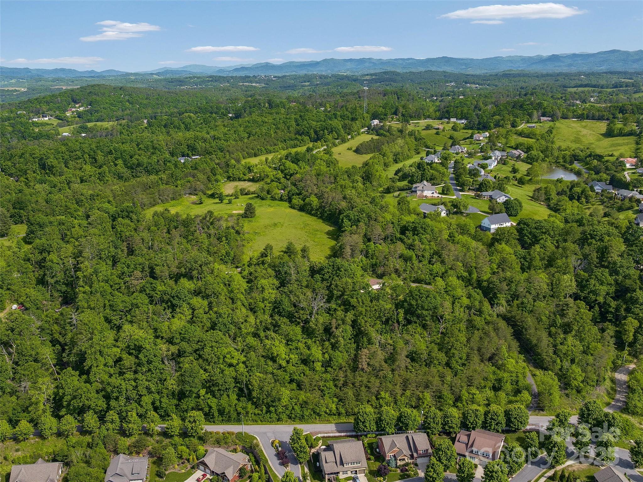 144 Pinebrook Road Weaverville, NC 28787 - Photo 10 of 10 a view of a city with lush green forest