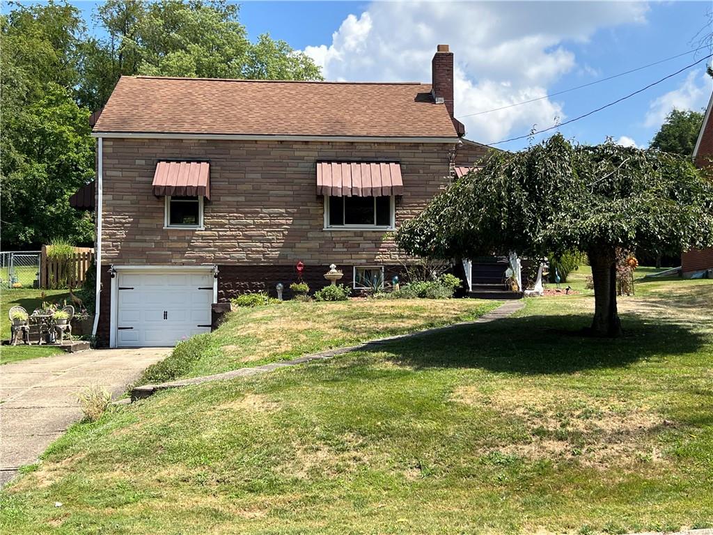 Another view of front yard.