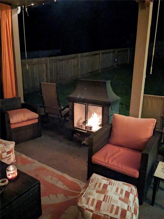 128 Reed Street Lower Burrell, PA 15068 - Photo 29 of 31 Back yard patio in the evening.