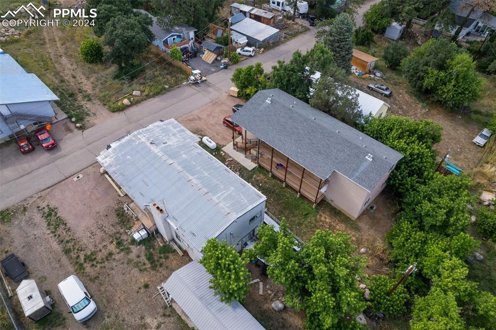 6010 Oak Street Rye, CO 81069 - Photo 23 of 29 an aerial view of a house with a garden