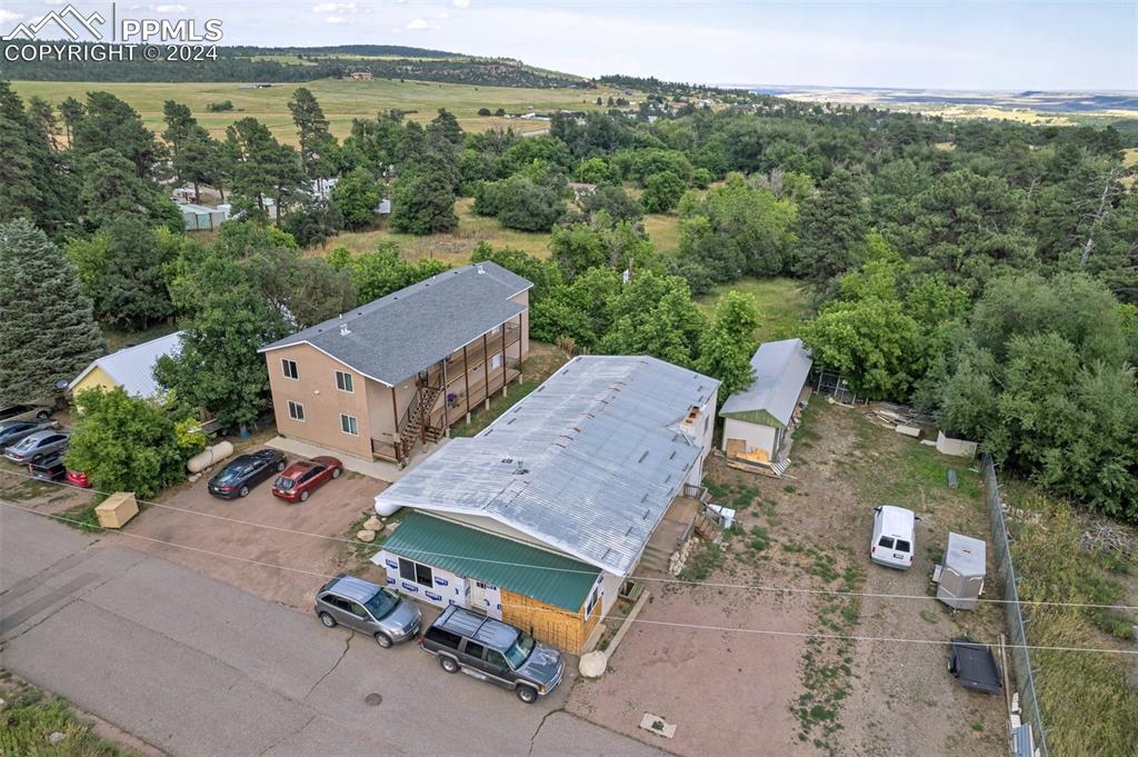 6010 Oak Street Rye, CO 81069 - Photo 24 of 29 an aerial view of a house with garden space and a street view
